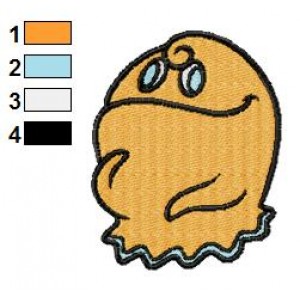 Pac Man and The Ghostly Adventures Clyde 01 Embroidery Design